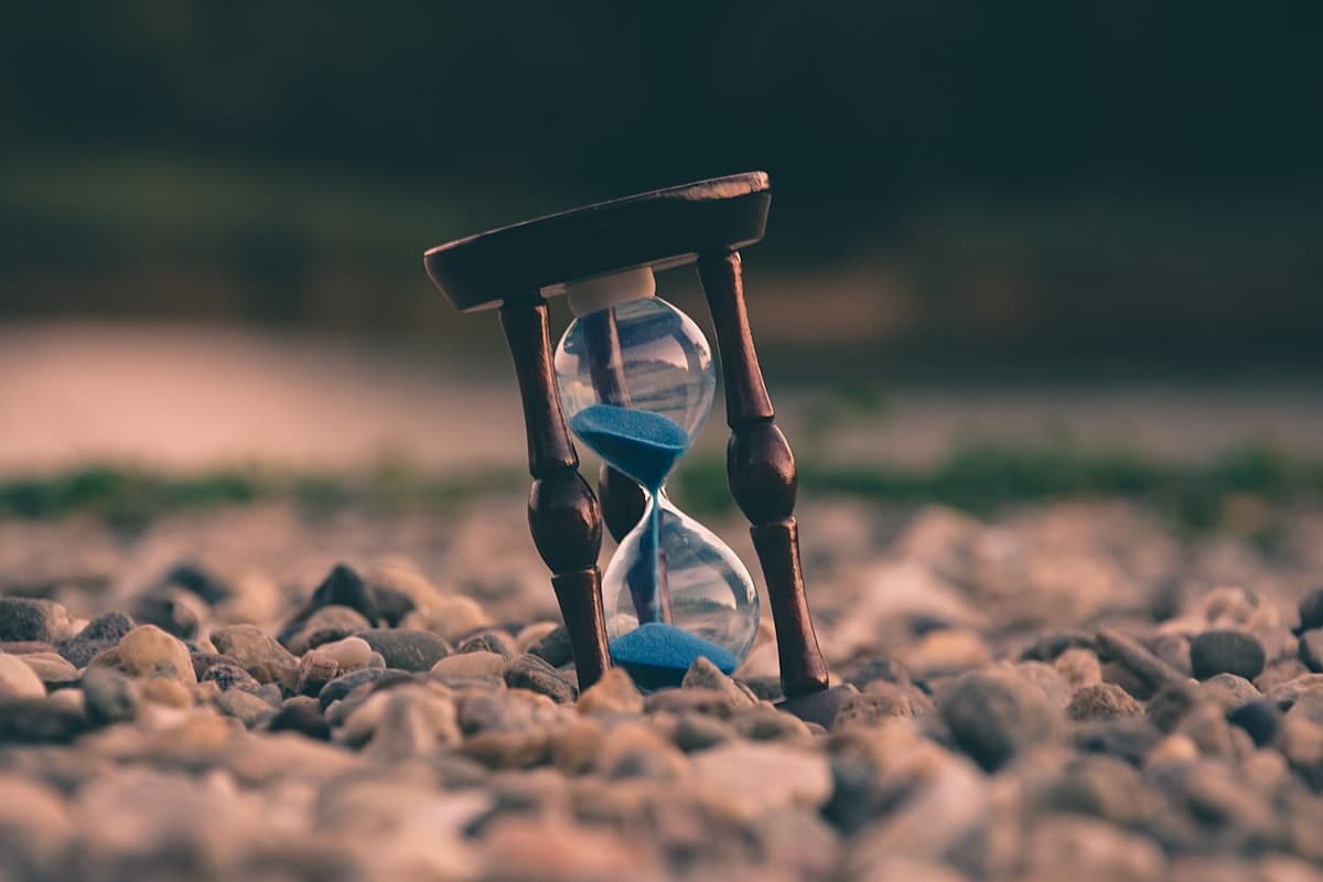 Clock representing how long heartbreak lasts